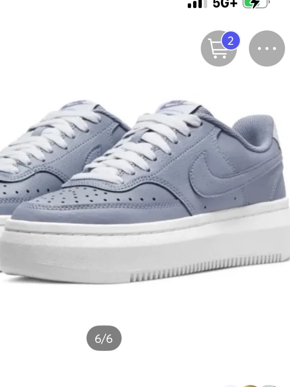 Nike Women’s Light Lavender Platform Sneakers